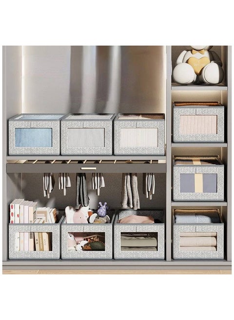 Foldable Linen Storage Box - Multi-Purpose Organizer for Dressing Rooms, Office, and Schoo