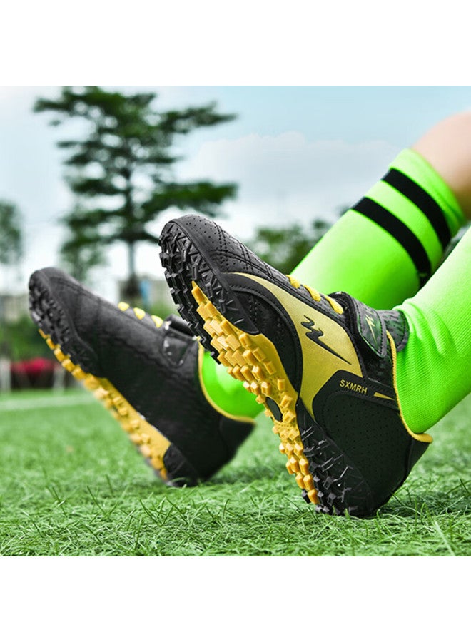 Shuangxing Children's Breathable Soccer Shoes, Youth Molded Studs Tf, Student Training Shoes, Non-slip Turf Shoes For Boys And Girls, Big Kids - Image 1