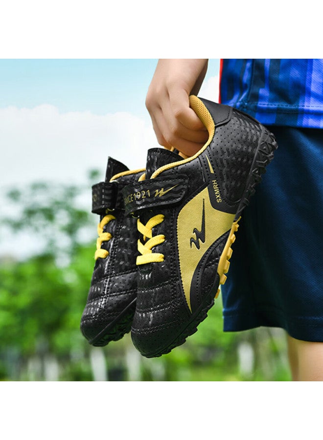 Shuangxing Children's Breathable Soccer Shoes, Youth Molded Studs Tf, Student Training Shoes, Non-slip Turf Shoes For Boys And Girls, Big Kids - Image 2