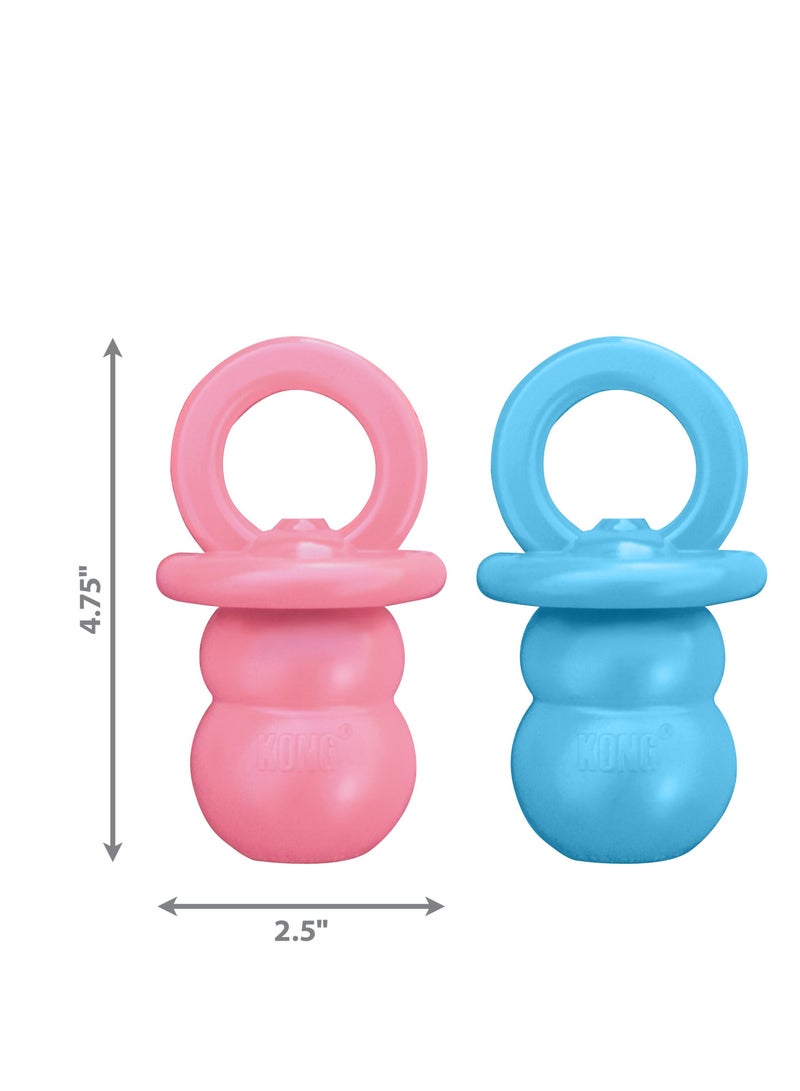 KONG® PUPPY BINKIE™  Toy For Puppy's - Small Size - Pink/Blue Accorted - Image 3
