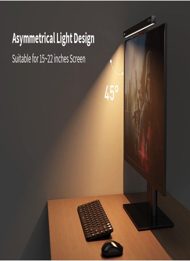Xiaomi - Mi Monitor Light Bar Monitor Lamp with Touch Control | Dimmable Screen Desk Light Bar with 3 Light Modes, Computer Monitor Light for Home Office, USB Powered LED Desk Lamp Keyboard Light - Image 1