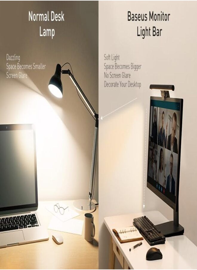 Xiaomi - Mi Monitor Light Bar Monitor Lamp with Touch Control | Dimmable Screen Desk Light Bar with 3 Light Modes, Computer Monitor Light for Home Office, USB Powered LED Desk Lamp Keyboard Light - Image 1