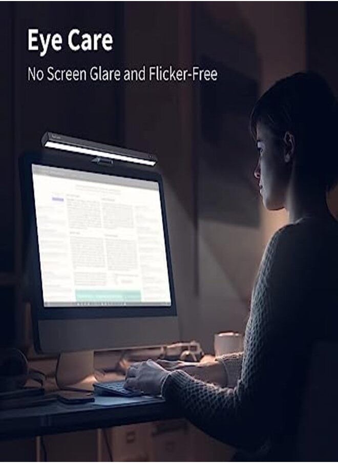 Xiaomi - Mi Monitor Light Bar Monitor Lamp with Touch Control | Dimmable Screen Desk Light Bar with 3 Light Modes, Computer Monitor Light for Home Office, USB Powered LED Desk Lamp Keyboard Light - Image 1