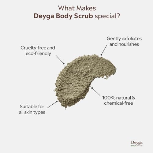 Deyga Body Scrub (50g) | Lightens Tan & Pigmentation | Gentle Exfoliation for Soft, Smooth & Refreshed Skin - Image 4