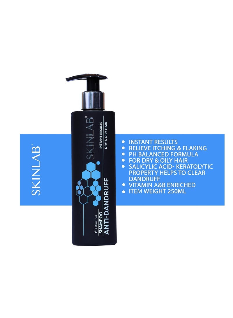 SKINLAB Anti - Dandruff Shampoo for dry & oily hair - 250ml - Image 4
