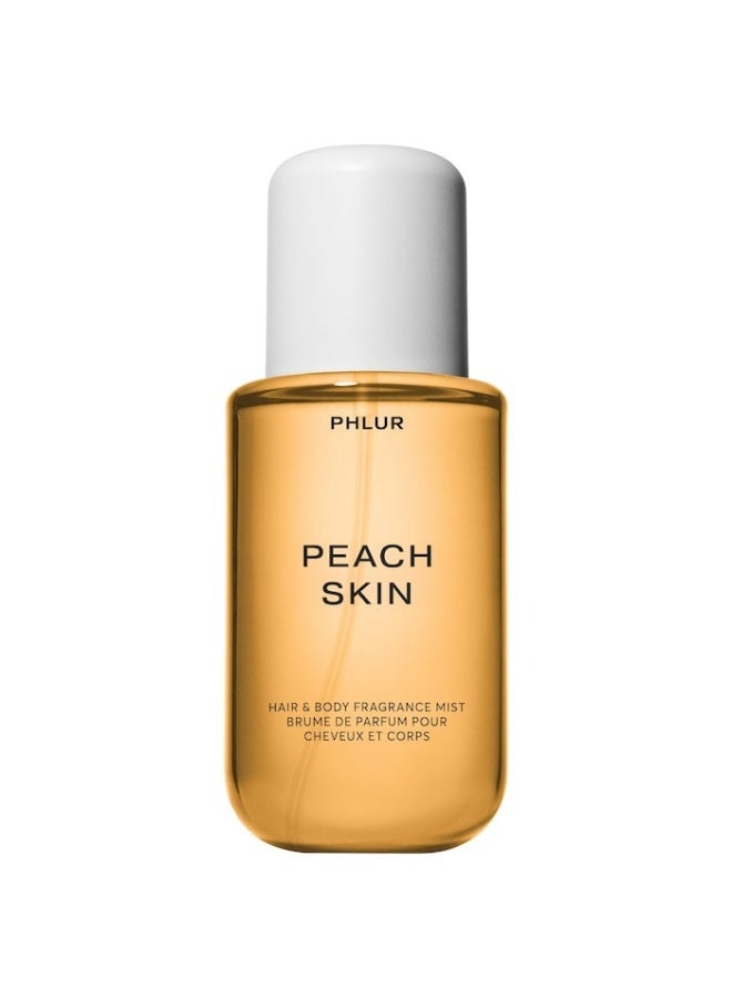 PHLUR Peach Skin Hair & Body Fragrance Mist – Soft Peachy Skin Scent, 237mL - Image 1