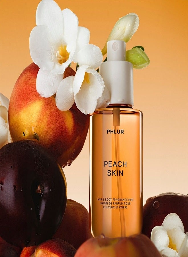 PHLUR Peach Skin Hair & Body Fragrance Mist – Soft Peachy Skin Scent, 237mL - Image 2