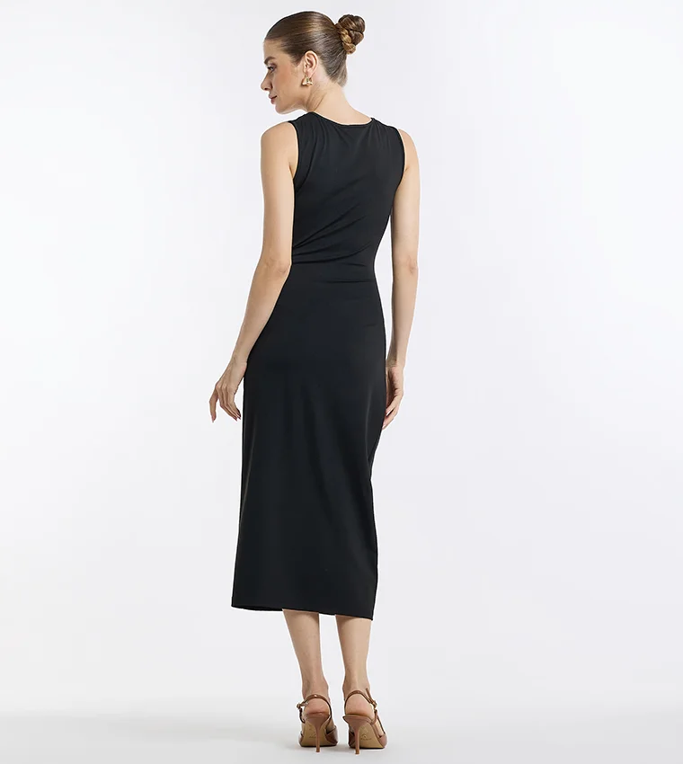 بي سي بي جي BCBG Gen Sleeveless Midi Dress