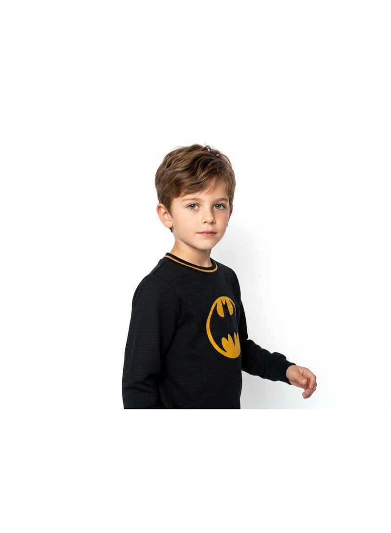 Batman سويت شيرت أولاد بطمان مطبوع 2-8 سنوات بأكمام طويلة - Image 1