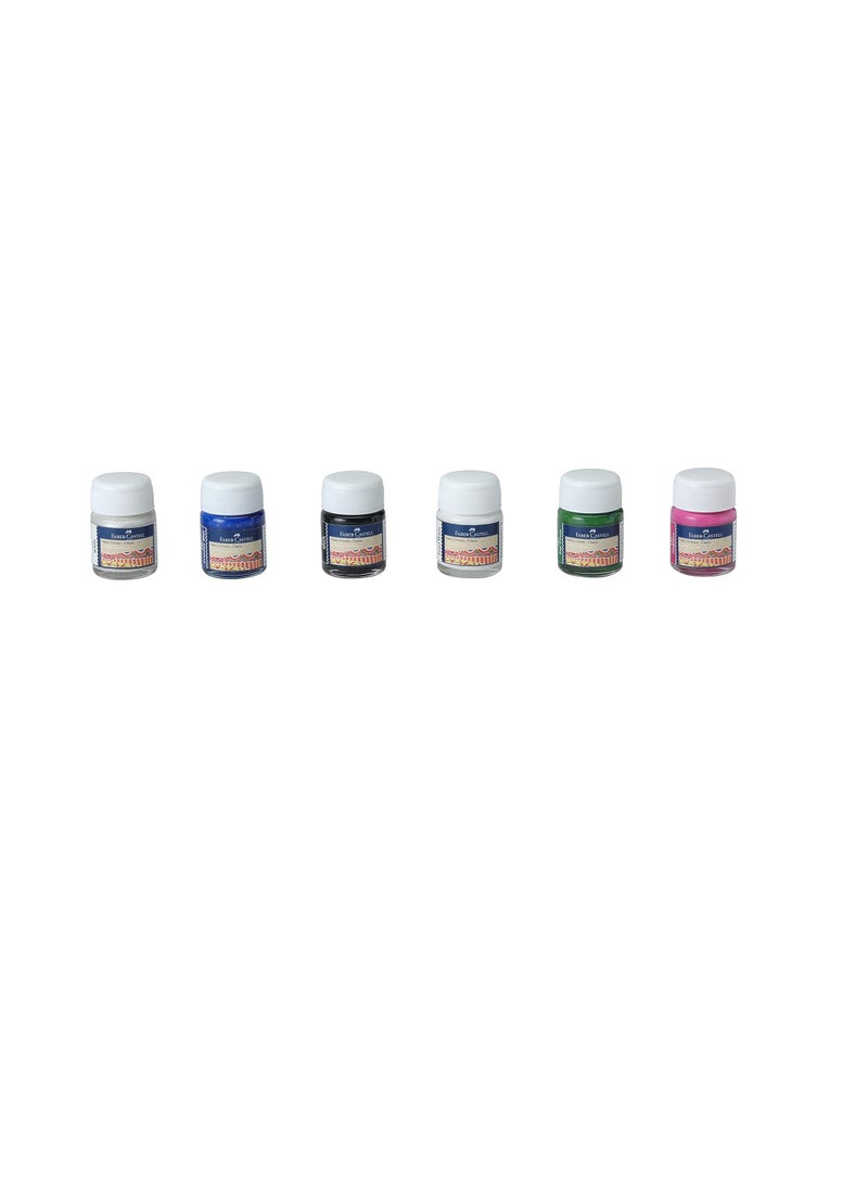 Faber-Castell Fabric Color Classic 10 ml 12 color 1410507 Multicolour