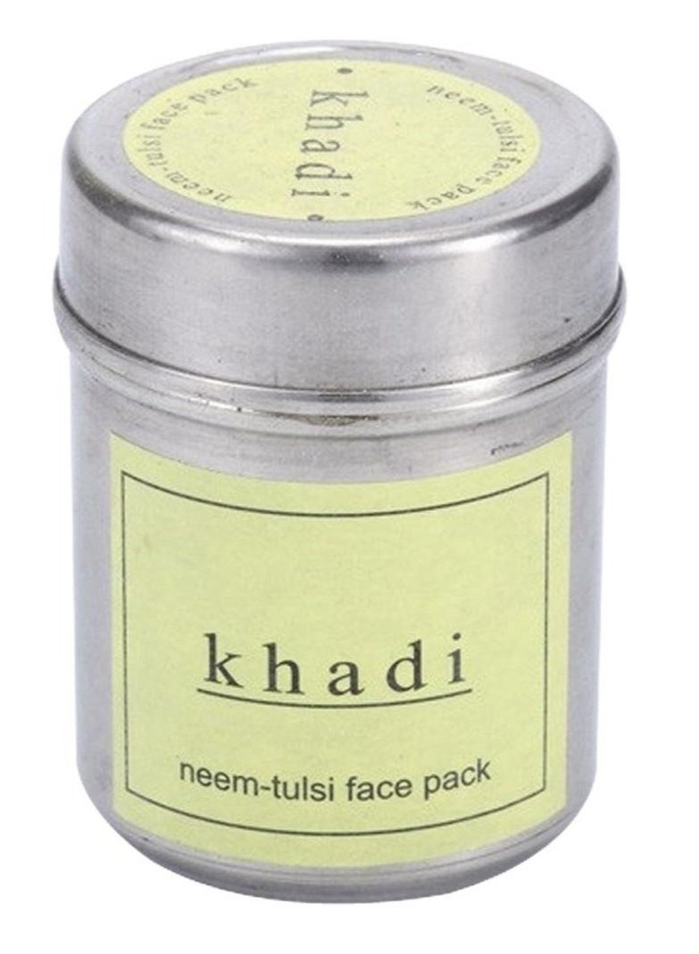 Khadi Herbal Neem Tulsi Face pack 100gm(2 pack,50 gm each) - Image 2