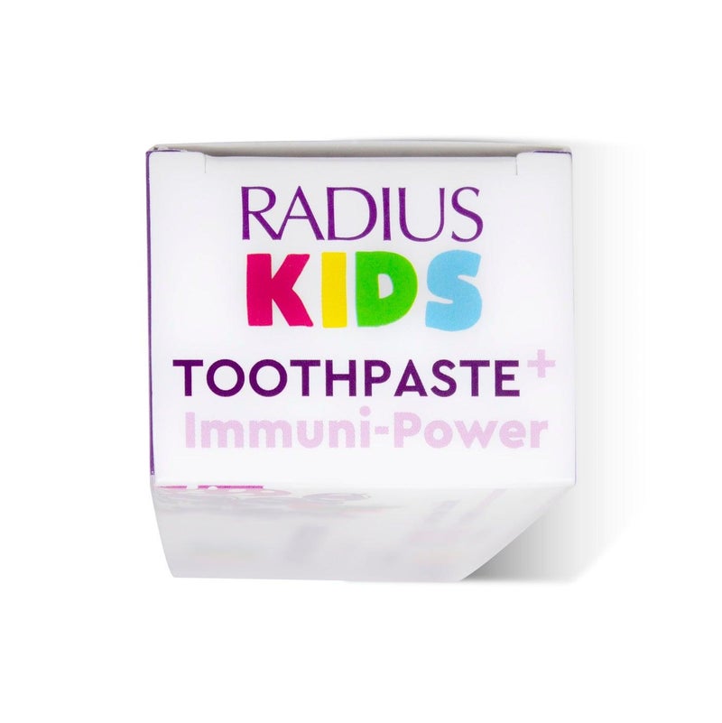 Kids Toothpaste with Immune Support Formula Bubble Berry Mint Flavor Fluoride Free Gentle for Ages 2 12 Sensitive Teeth Morning Routine - Image 2
