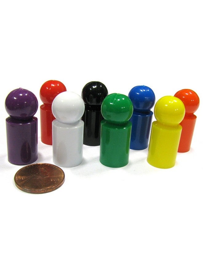Koplow Games Set of 8 Ball Pawns 30mm Peg Pieces for Board Game Play - Assorted Colors - Image 1