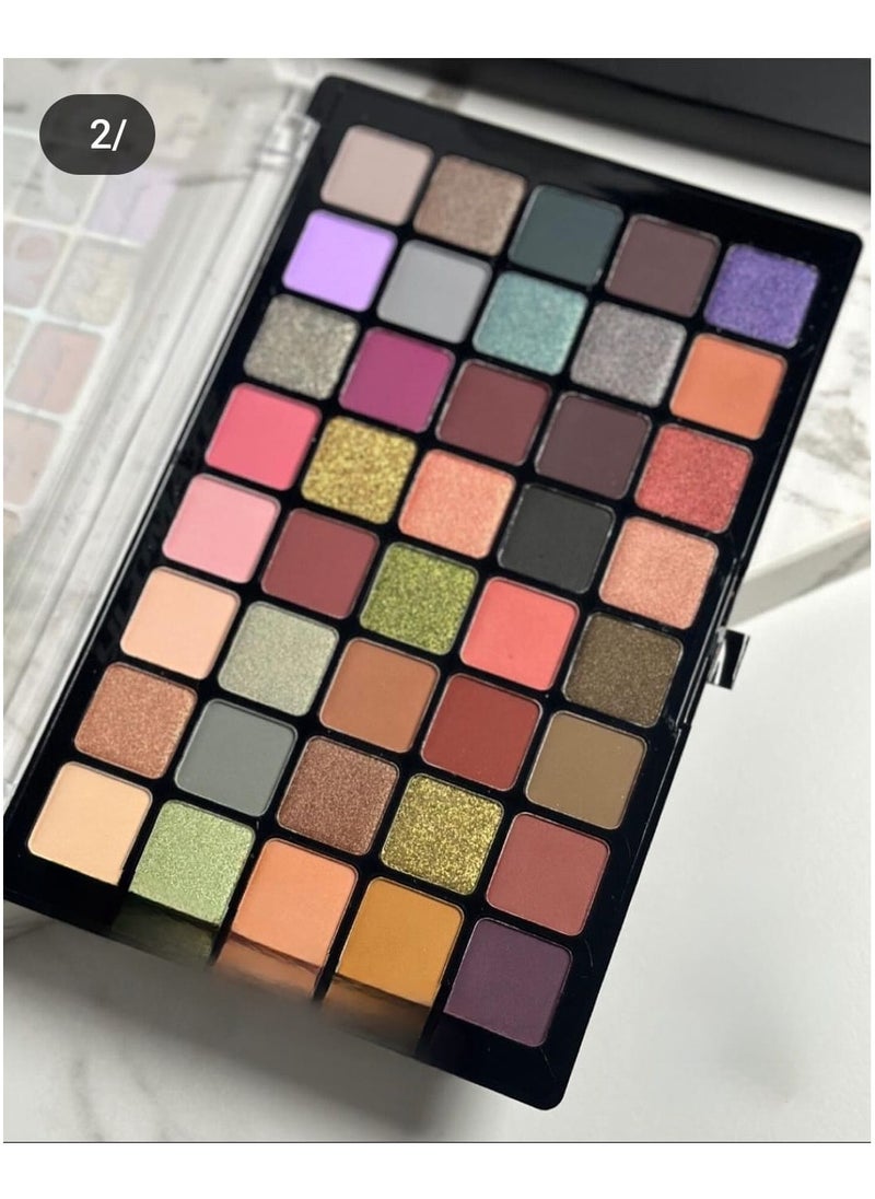 REAL BEAUTY Professional Eyeshadow Palette 40 Colors Multicolor  - Image 4