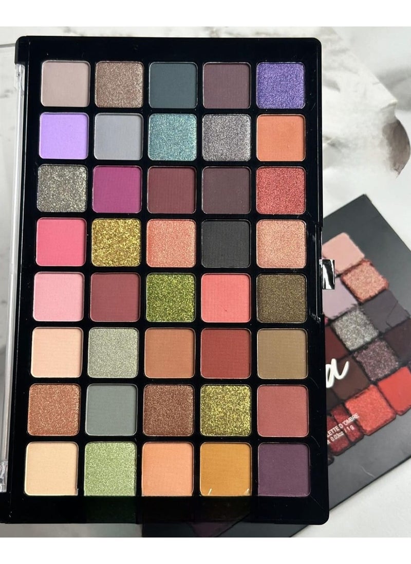 REAL BEAUTY Professional Eyeshadow Palette 40 Colors Multicolor  - Image 2