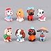 Morofme 8pcs Dog Cake Topper Puppy Cake Decorations Puppy Cupcake Topper Mini Doggie Figurines Toy Doggie Decor Pet Theme Cupcake for Kids Birthday Baby Shower Animal Theme Party Supplies - Image 3
