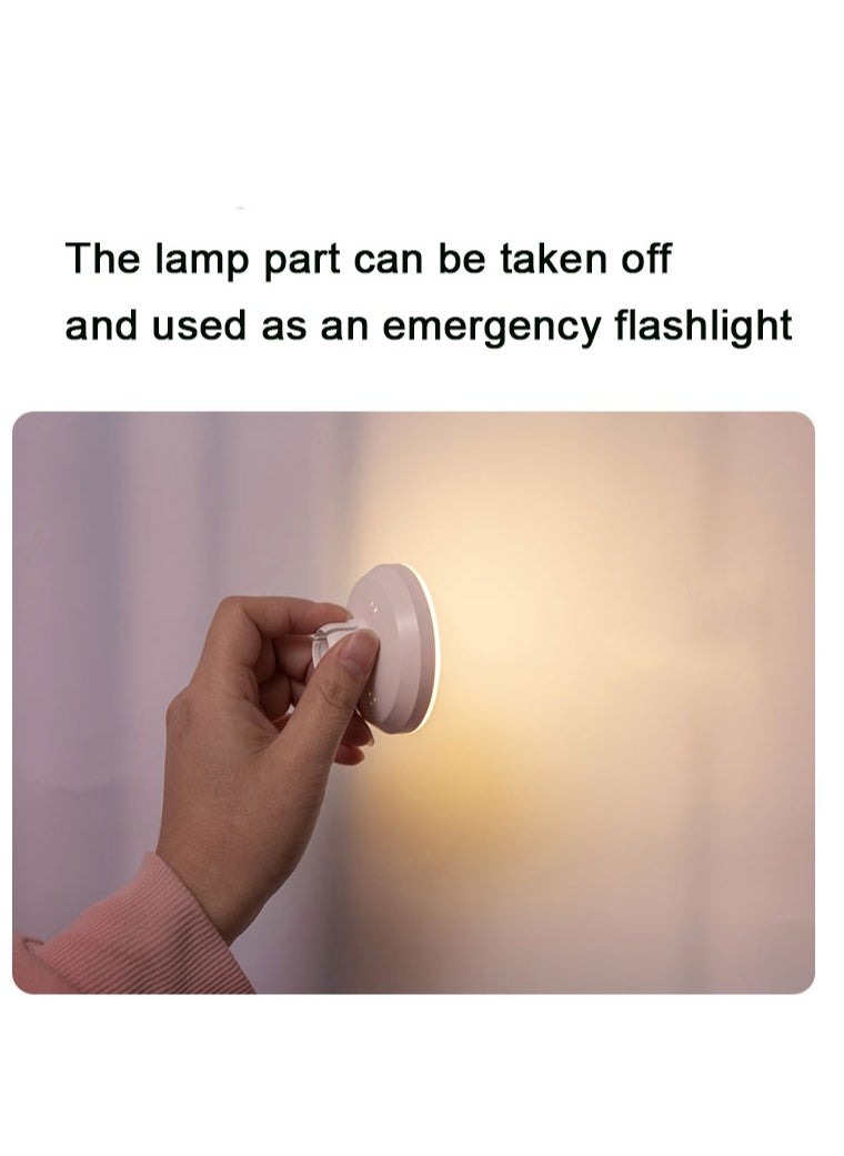 ماركة غير محددة - ضوء ليلي LED مع مستشعر حركة يدور 360 درجة، ضوء ليلي LED (ضوء أبيض) - Image 1