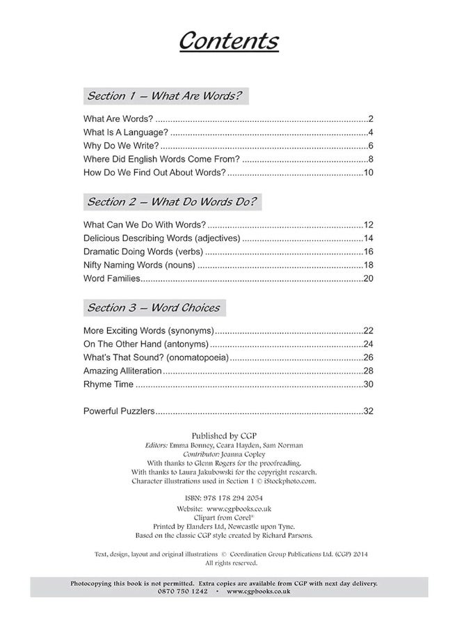 KS2 English Targeted Question Book: Word Power - Year 3 - Image 2