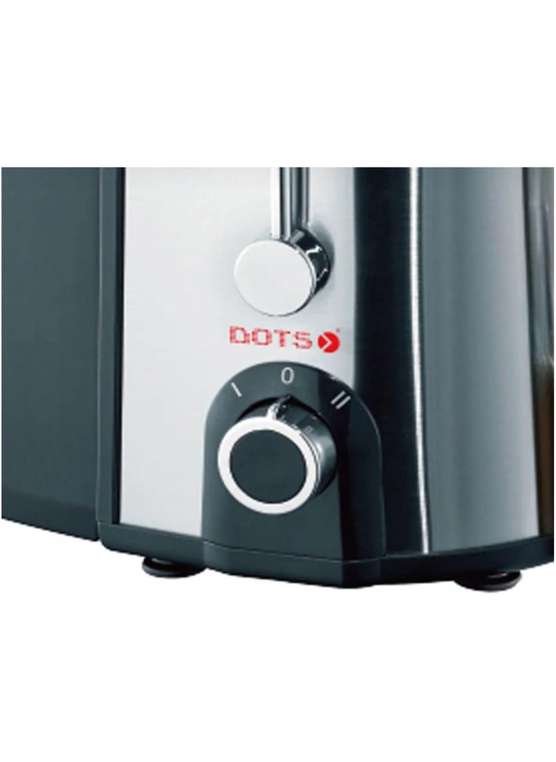 DOTS Dots Juicer 1.2L 400W Stainless Steel Juicer with 500ml Juice Cup with detachable parts - JCD-613  - Image 3
