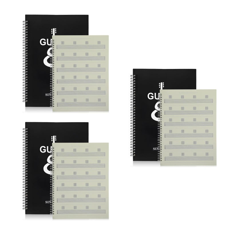 3pcs Guitar Sheet Music Notebook Guitar Beginner DIY Sheet Music Book Music - Image 4