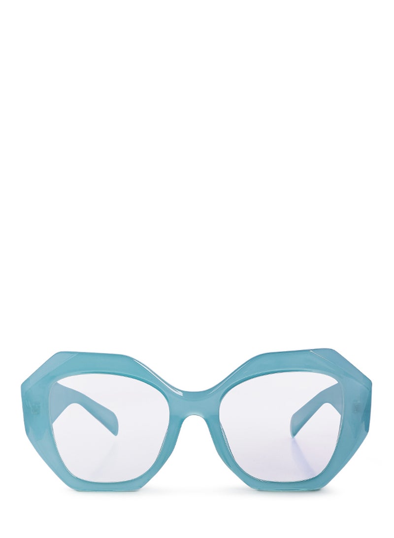 London Rag Oversized Sunglasses in Blue - Image 1