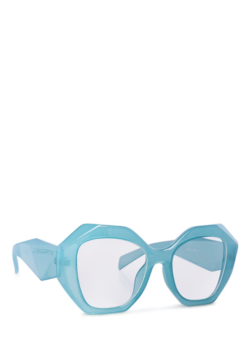 London Rag Oversized Sunglasses in Blue - Image 2