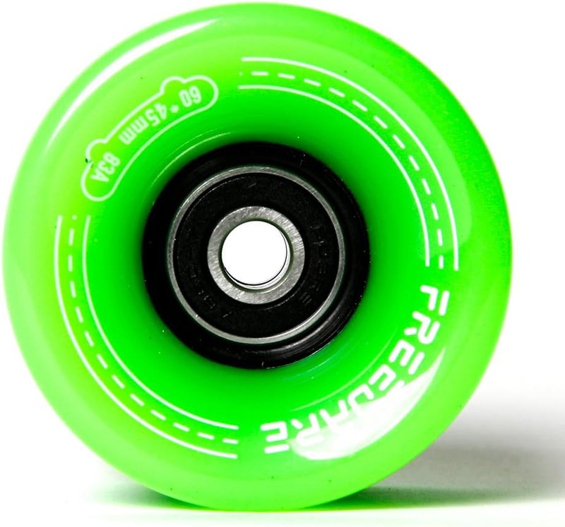 FREEDARE Skateboard Wheels 60mm 83a with Bearings and Spacers(Pack of 4) - Image 3