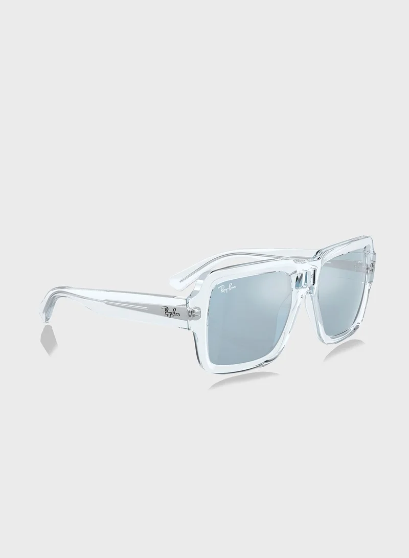Ray-Ban 0Rb4408 Rectangular Sunglasses