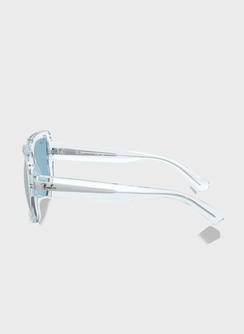 Ray-Ban 0Rb4408 Rectangular Sunglasses