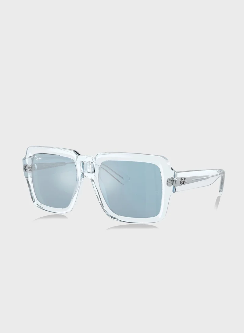 Ray-Ban 0Rb4408 Rectangular Sunglasses