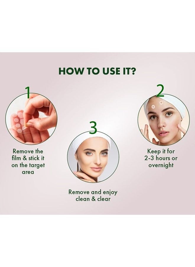Urban yog - Acne Pimple Patch - Invisible Facial Stickers cover with 100% Hydrocolloid, Pimple Patches for Face (72 Dots) - Image 1