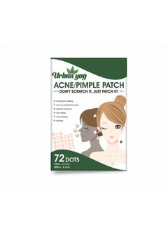 Acne Pimple Patch - Invisible Facial Stickers cover with 100% Hydrocolloid, Pimple Patches for Face (72 Dots)