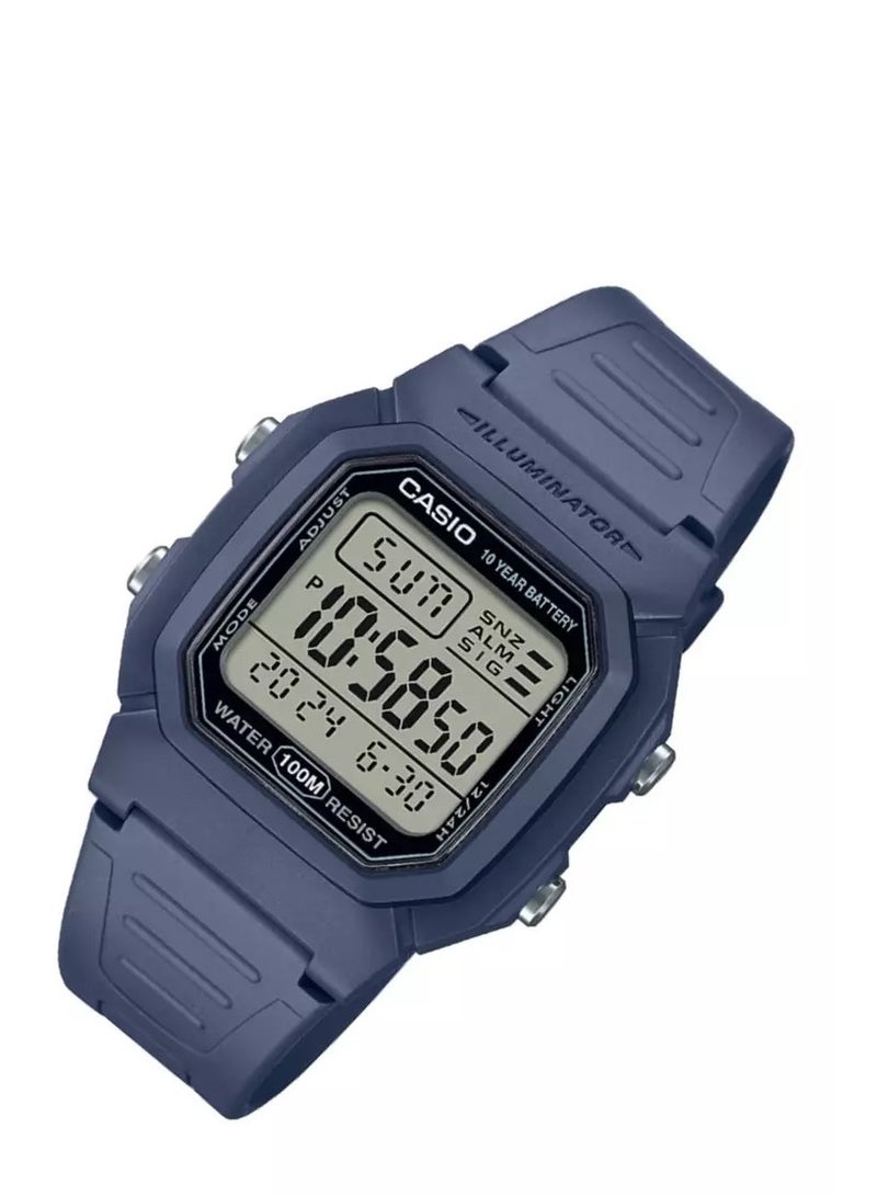 CASIO Men's Watch Digital W-800H-2AVDF - Image 2