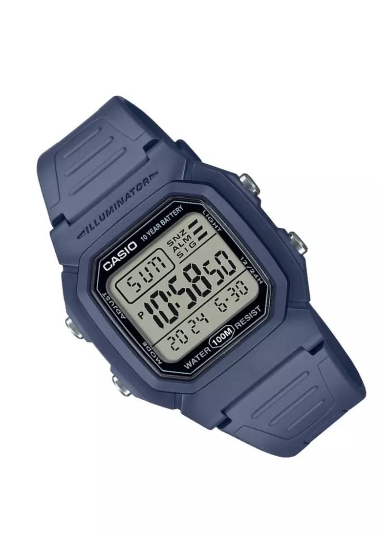 CASIO Men's Watch Digital W-800H-2AVDF - Image 3