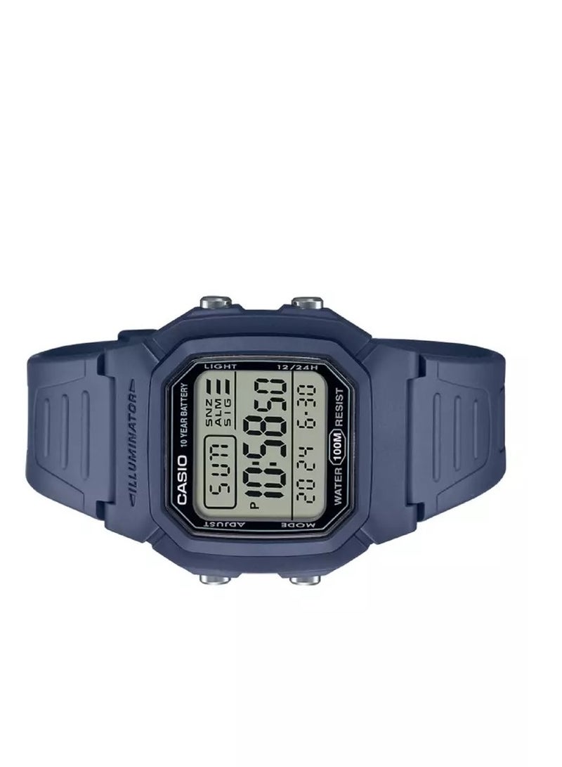 CASIO Men's Watch Digital W-800H-2AVDF - Image 4