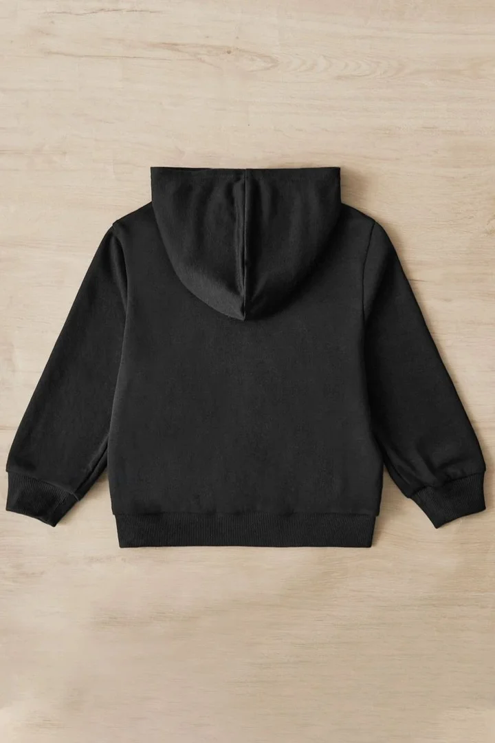 ONLYTRENDWEAR Childrens Fire Printed Sweatshirt 3-4 Years Old Black