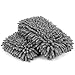 Rainflow Microfiber Cleaning Cloths for Cars 2 Pack Chenille Microfiber Wash Pads Gray Car Wash Pad for Gentle Cleaning of Cars Motorcycles BoatsSoft and Highly AbsorbentEasy to Clean and Reusable - Image 2