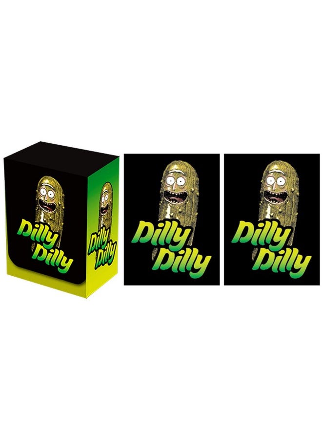 Pickle Rick Dilly Dilly Deck Box With 100 Sleeves - pzsku/Z3FE78CE92B56131C33B1Z/45/_/1733730244/aab01e9c-7494-45c2-b8f6-7ec55db0829e