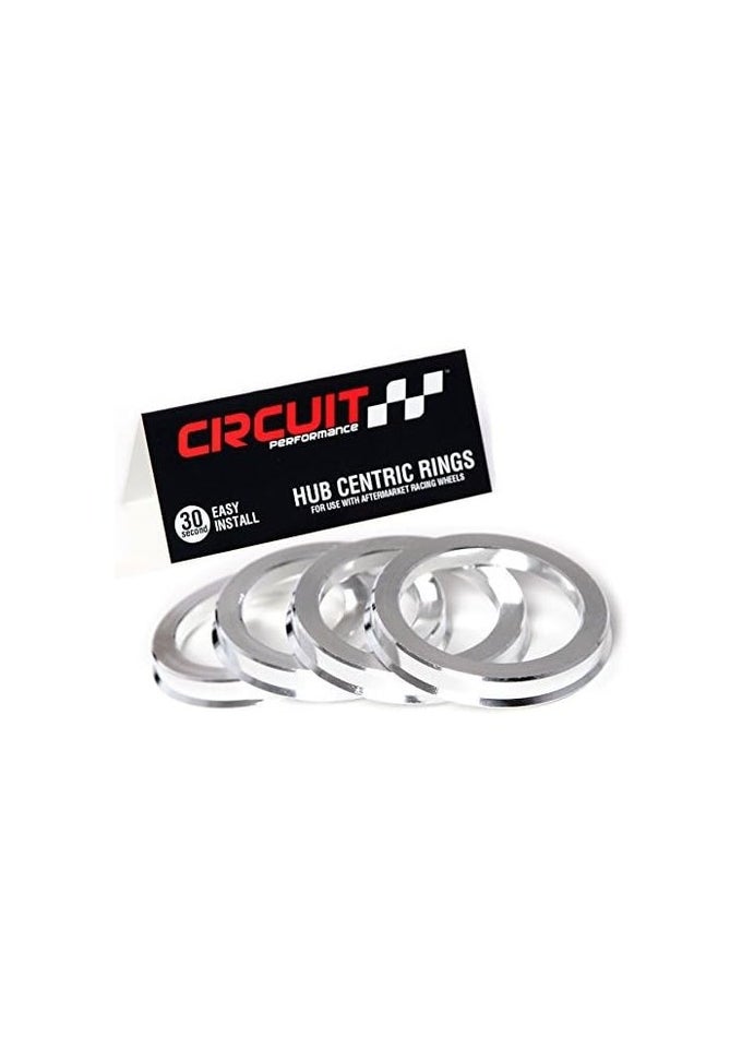 Hub Centric Rings (4 Pack) - 110 To 106.1Mm Aluminum Hubrings