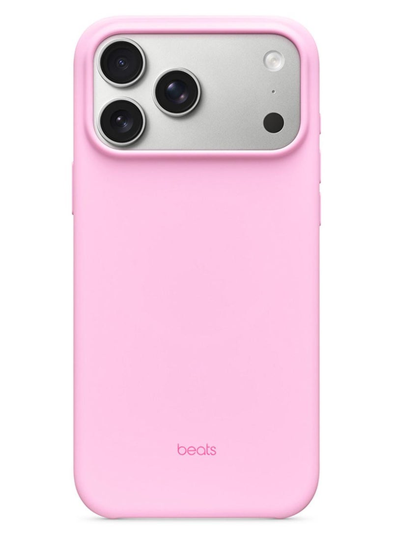 ابل  حافظة Beats لجهاز iPhone 17 Pro Max مع MagSafe وتحكم في الكاميرا - وردي حصوي - Image 1