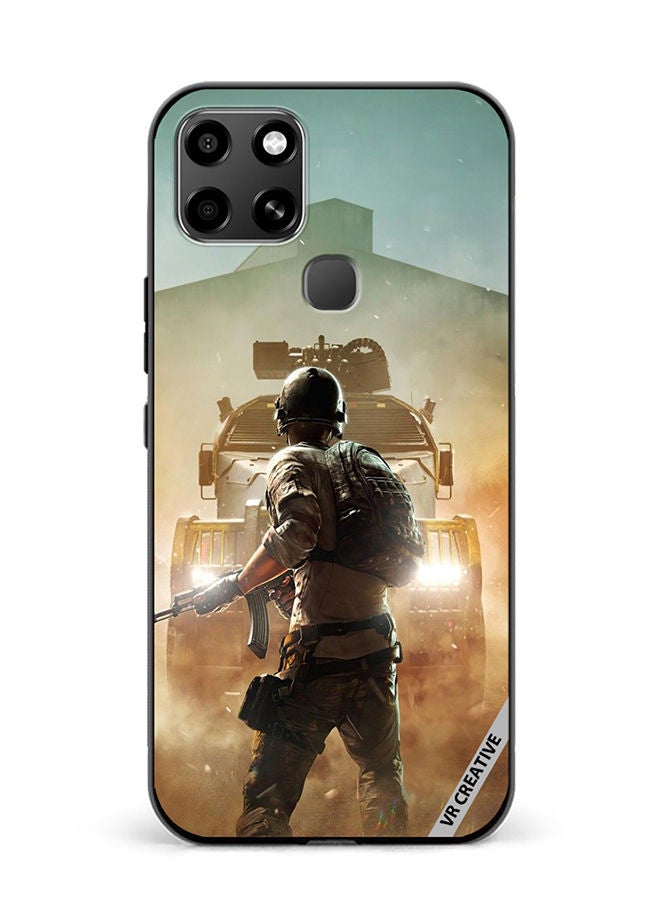 VR CREATIVE Protective Case Cover For Infinix Smart 6 Pubg Design Multicolour - Image 1