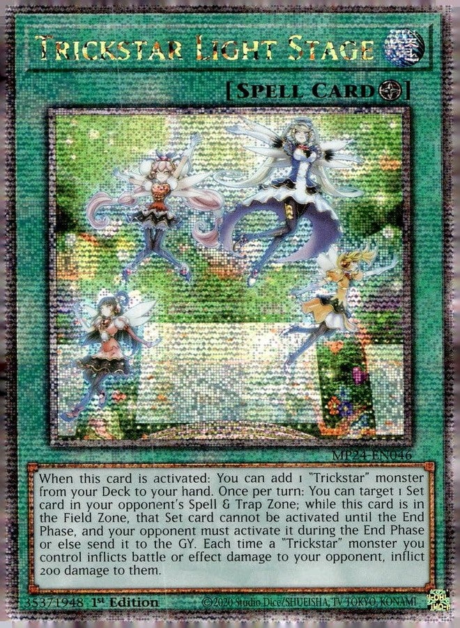 Trickstar Light Stage - MP24-EN046 - Quarter Century Secret Rare - 1st Edition