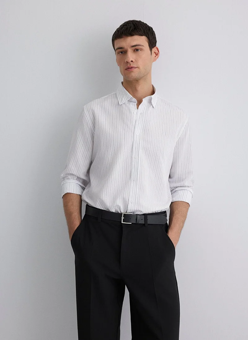 MAVI Striped Gray Shirt