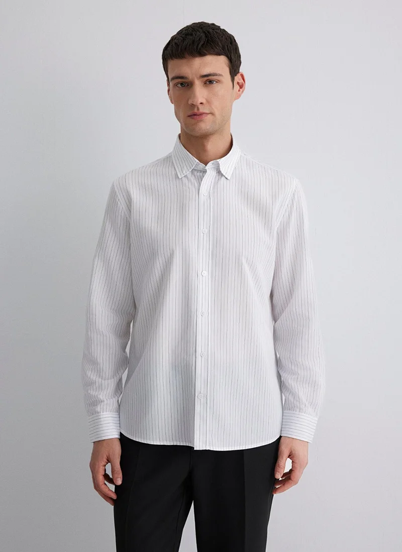 MAVI Striped Gray Shirt