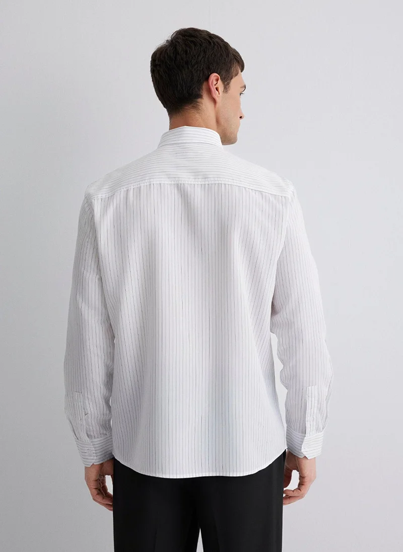 MAVI Striped Gray Shirt