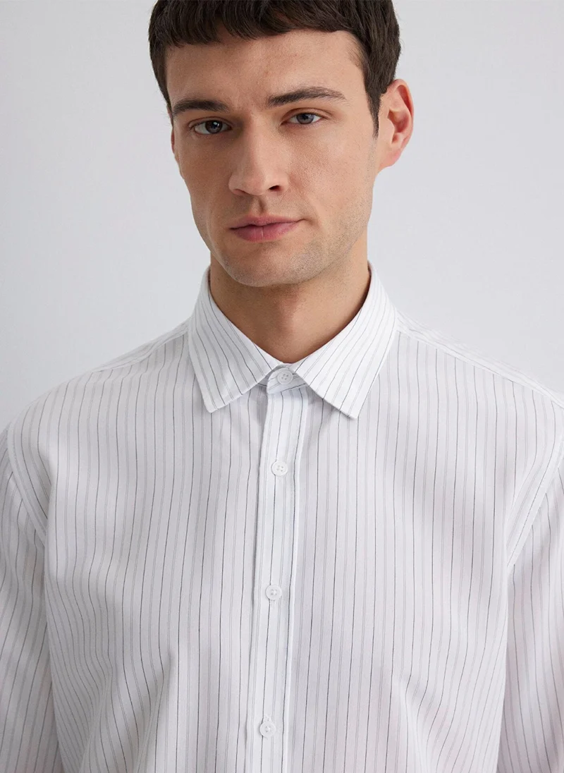 MAVI Striped Gray Shirt