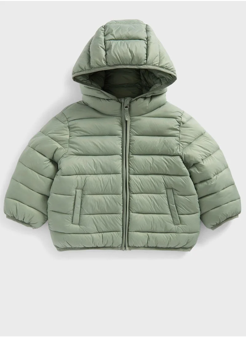 mothercare Khaki Pack-Away Quilted Jacket