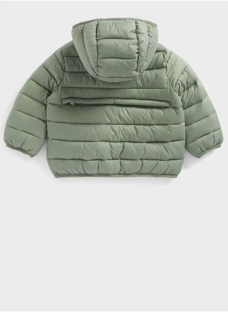 mothercare Khaki Pack-Away Quilted Jacket