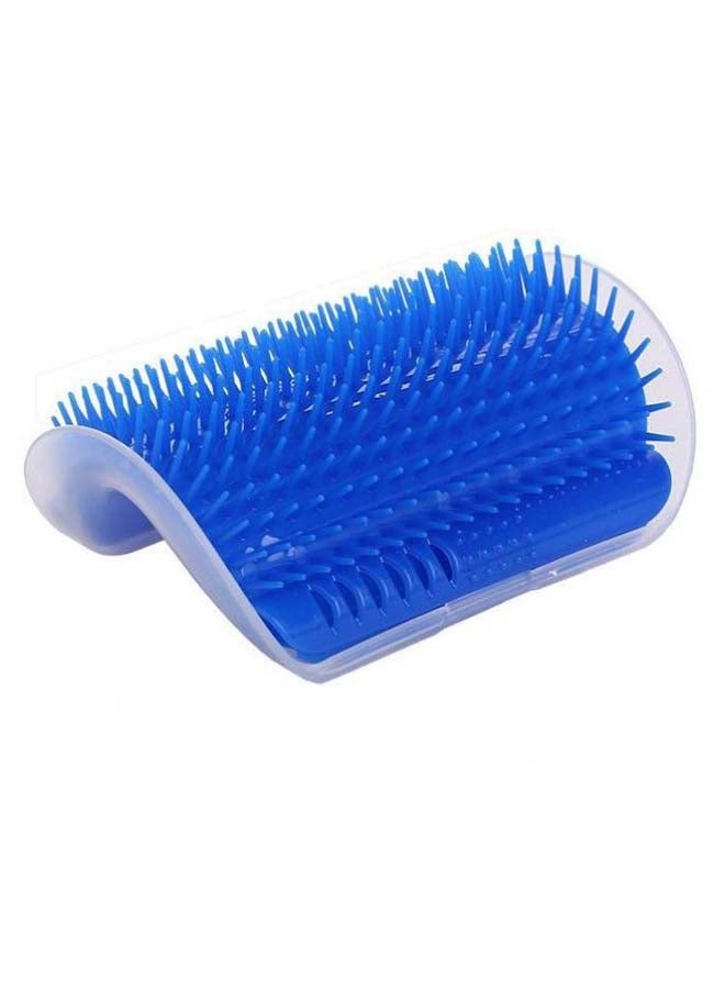 Pet Grooming Massager Brush Blue/White 12.4 x 8cm
