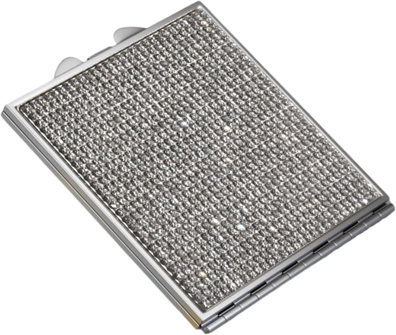 Sparkling Pocket Mirrour Compact Vanity Travel Makeup Double Sided Cosmetic Compact Double Sided Cosmetic - Image 1